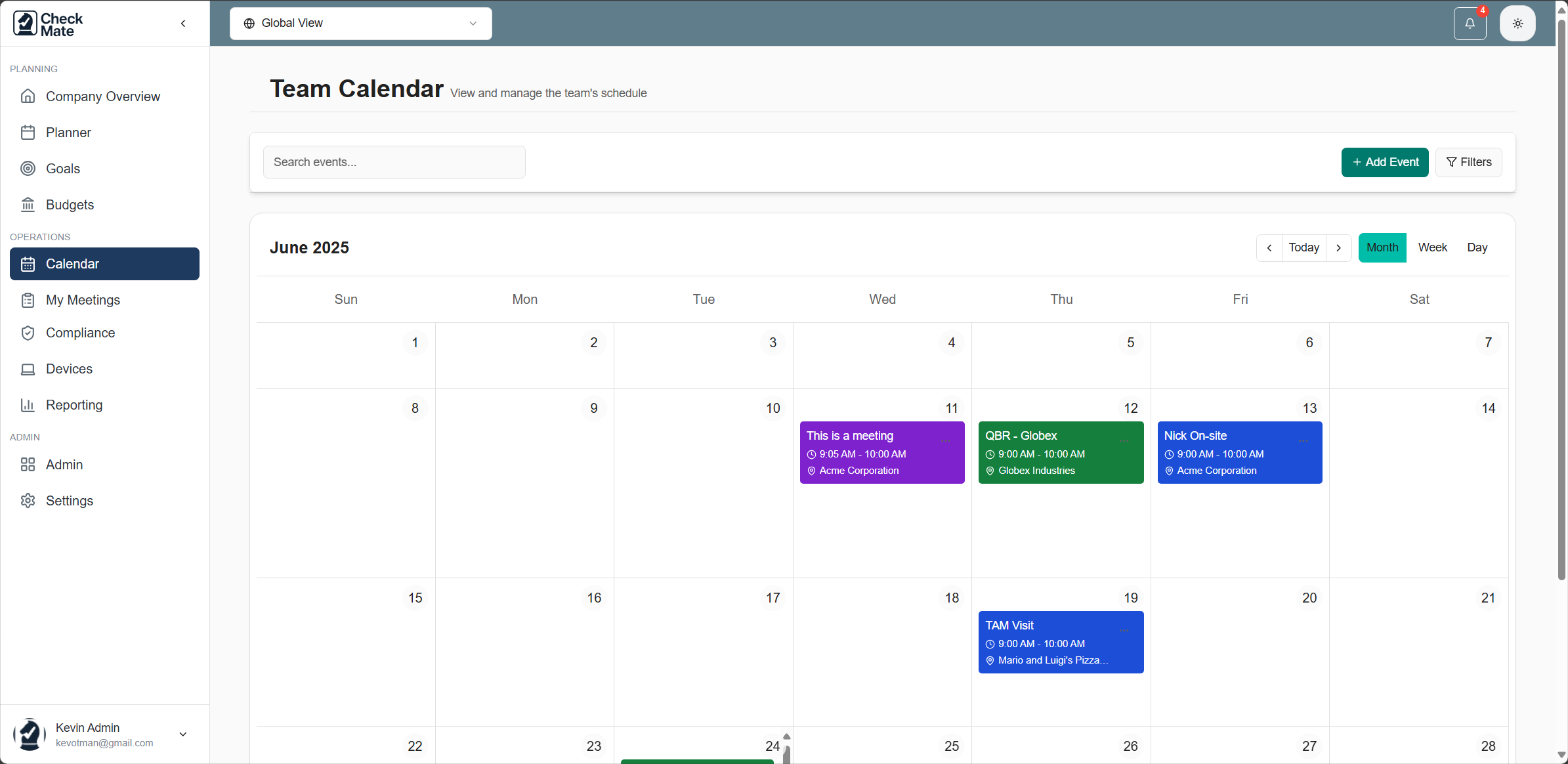 Calendar